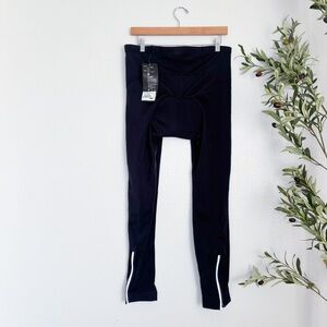 Novara Men’s Thermal Tech Black Bike Tights Large New